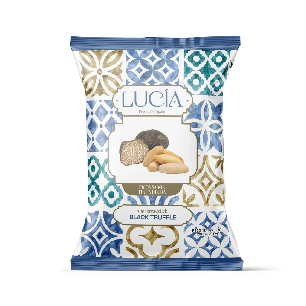 WEB · PICOS GOURMET CON TRUFA NEGRA (120 g · Caja 14 uds.)