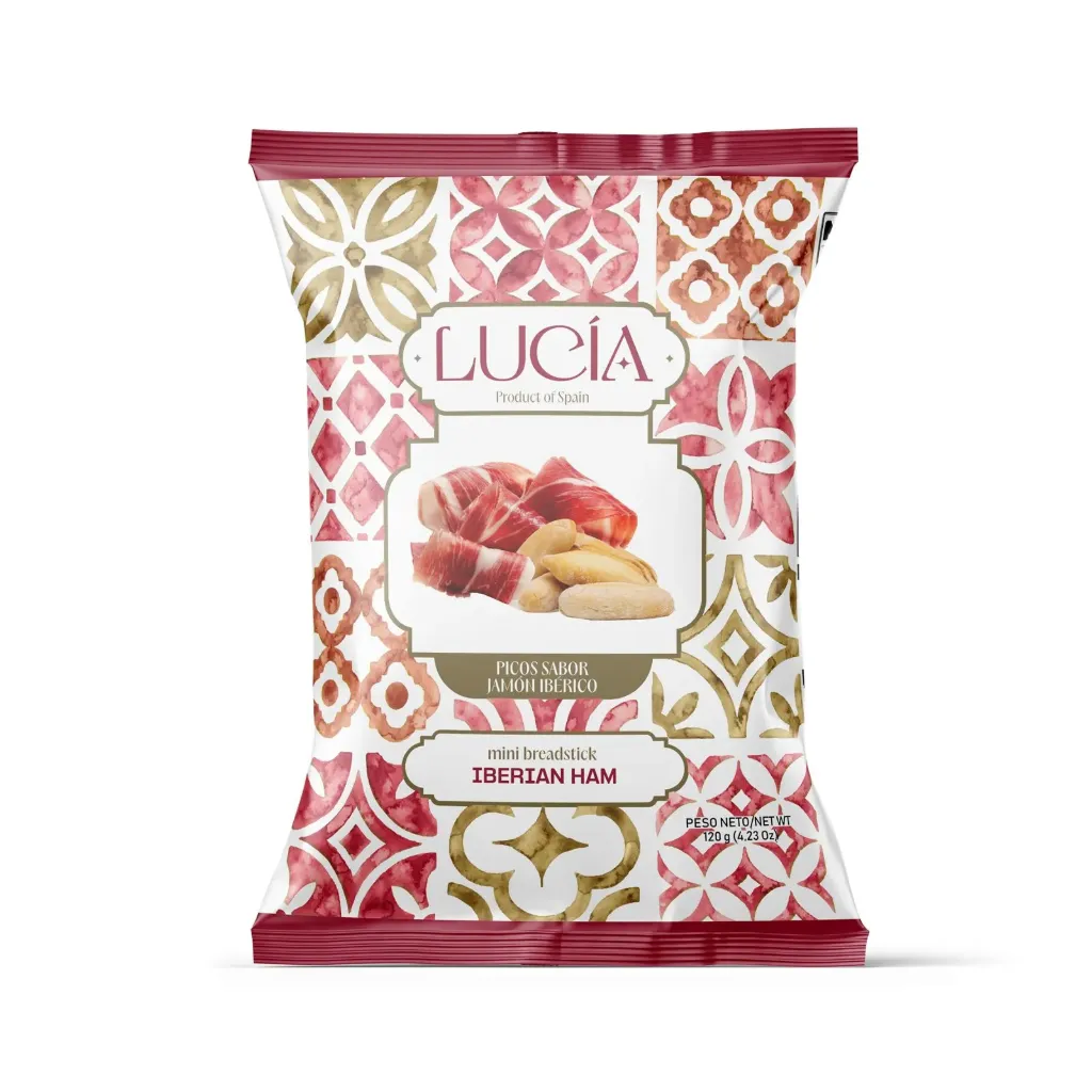 WEB · PICOS GOURMET SABOR JAMÓN IBÉRICO (120 g · Caja 14 uds.)